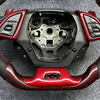Carbon fiber exclusively for Chevrolet Corvette C7 Camaro red steering wheel modification