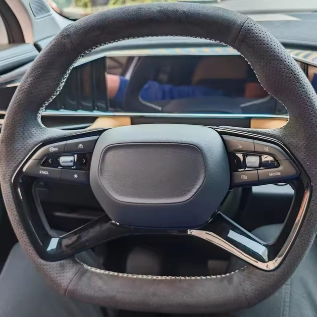 Custom Car Steering Wheel Braid Cover Anti Slip And Soft 100% Fit For Geely Galaxy 2023-2024 L6 L7 Car Products Steering Wrap