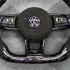 Volkswagen Custom Carbon Fiber Crushed Carbon Custom MK7 MK8 GTI Polo Volkswagen Model Specific Customized
