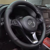 Custom Steering Wheel Braid Cover Genuine Leather 100% Fit For Mercedes Benz C200L E63 E300 E320 GLK GLC260 GLA Car Accessories