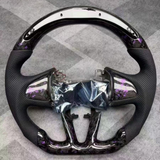 True Carbon Fiber Steering Wheel with LED for Honda CR-V Fit Fengfan GK5