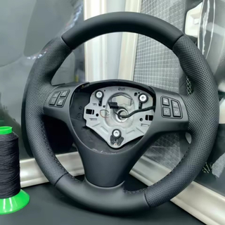 Custom Car Steering Wheel Cover Microfiber Leather M Sport M3 E90 E91 E92 E93 E87 E81 E82 E88 X1 Steering Wrap Cover For BMW E84