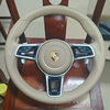 Porsche Leather Steering Wheel for Cayenne Camry Carrera 718 991 992