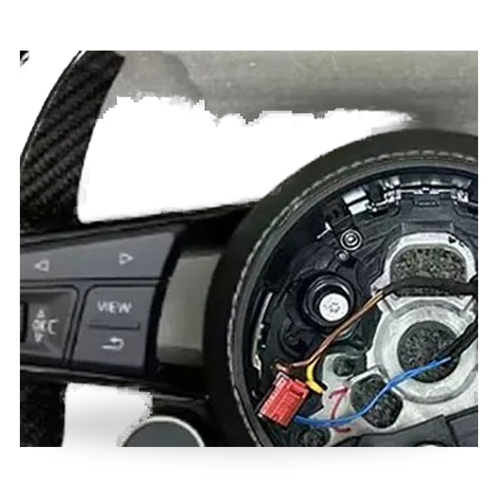 Custom Volkswagen Line Sport Car Steering Wheel Custom Detail Leather Flat Bottom Steering Wheel With Paddl
